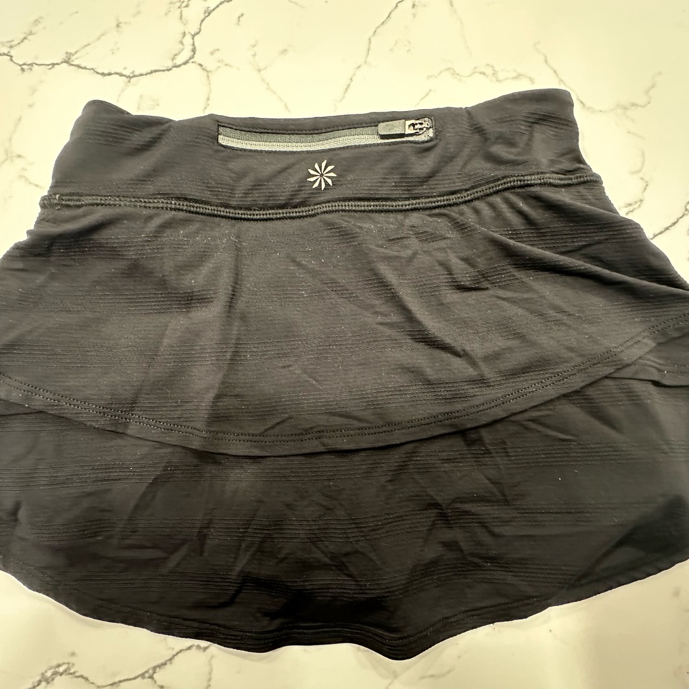 Athleta Girl Black Swing Skort Girls size XS/6